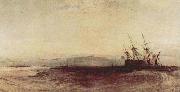 Joseph Mallord William Turner Ein gestrandetes Schiff Spain oil painting artist